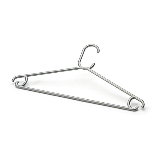 Der Nölle Profi Brush Vielzweckbügel 43 cm aus Kunststoff von Nölle Profi Brush Bürsten- & Pinseltechnik e.K. besticht durch sein schlichtes, kantiges Design mit gewellten Haken, ideal für vielseitige Aufbewahrungs- und Ordnungsaufgaben.