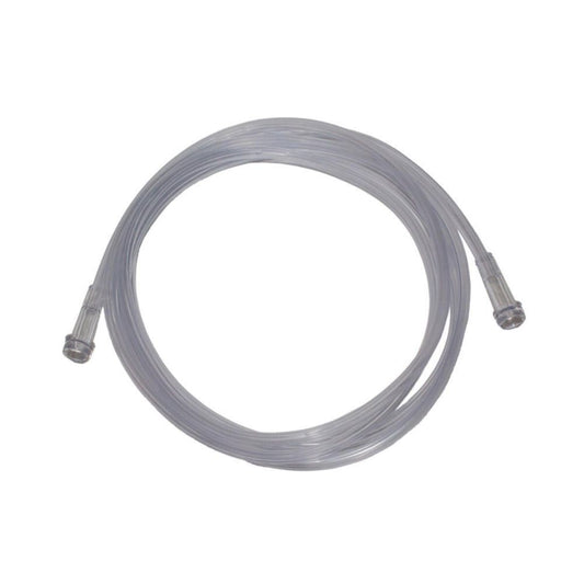 Der Asid Bonz Sauerstoff Verbindungsschlauch von Servoprax GmbH ist ein 213 cm langer, gewickelter, transparenter Kunststoffschlauch mit Anschlüssen an beiden Enden, ideal für die Übertragung von Flüssigkeiten oder Luftströmen. Sein knicksicheres Design gewährleistet Haltbarkeit und Zuverlässigkeit bei verschiedenen Anwendungen. Packung enthält 1 Stück.