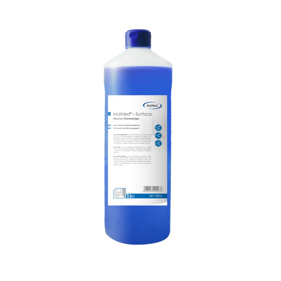 Glantóir lonraí alcóil MaiMed-Dromchla, caipín scriú