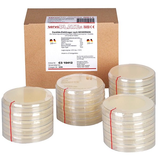 Servoplate culture media mushroom agar according to Kimming NEW: pack of 4 x 5 pieces | Pack (20 plates)