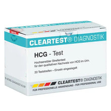 Cleartest HCG pregnancy test pack: 20 pieces, IMPORT goods | Pack (20 tests)