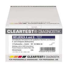 Cleartest Influenza Type: A & B Pack: 5 tests | Pack (5 tests)