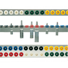 Varioflex Aluminum Ampoule Rack, Two-Row, for 96 Ampoules