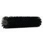 The Arcora Aniko 350 Duo Brush Replacement Brush Hard in Dark Brown from Arcora International GmbH is a cylindrical replacement brush with densely packed bristles and a central hole for attachment, depicted on a white background.