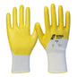 NITRAS nitrile gloves, white / yellow