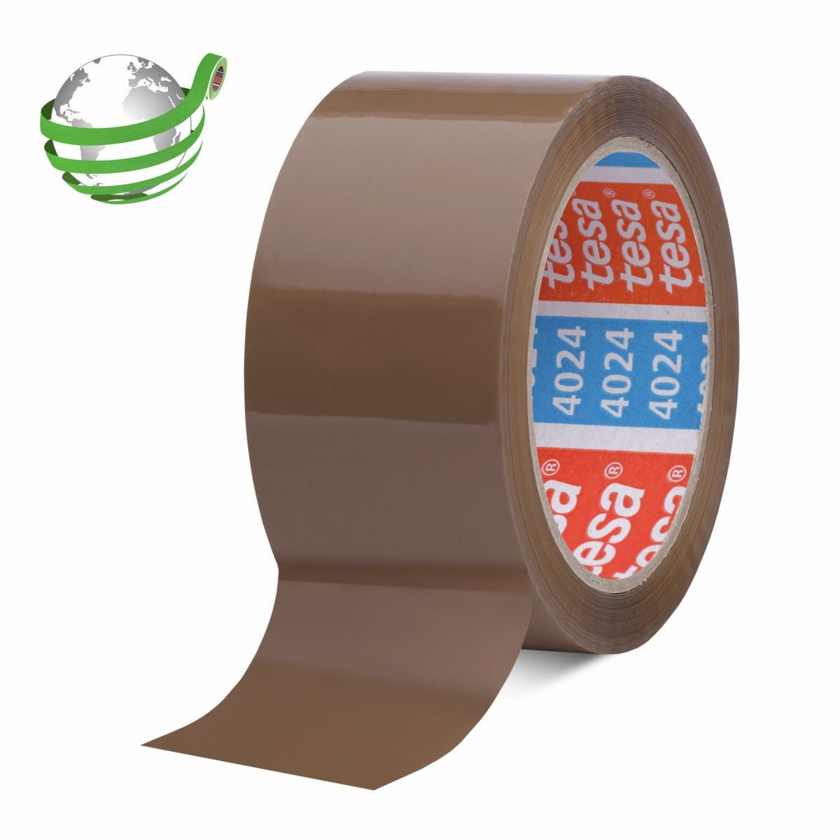 tesa Professional 4024 Universal PP Packaging Tape, brown, 66 m x 50 mm, Item No. 04024-00235-04