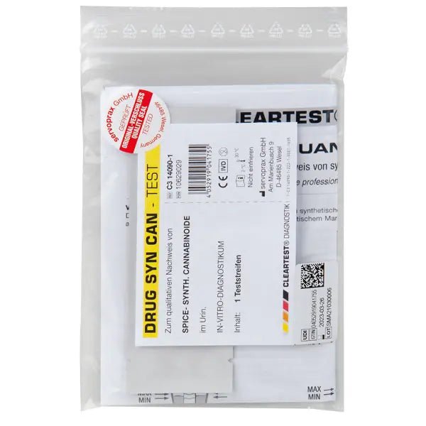 Cleartest drug test tetrahydrocannabinol test cassette