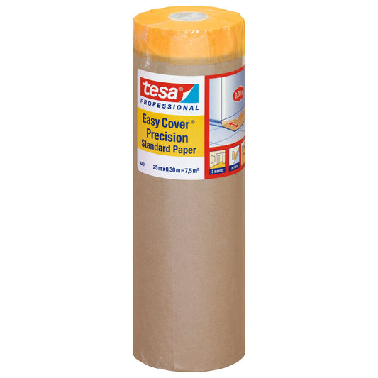 tesa Professional 4401 Easy Cover Präzision Standard Papier, orange 25 m x 300 mm