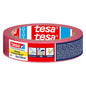 tesa Professional 4455 Silicone Precision Masking Tape, 25 m x 25 mm, red