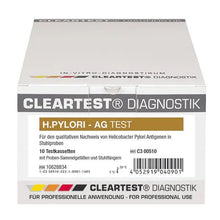 Cleartest Pylori AG, made from chair