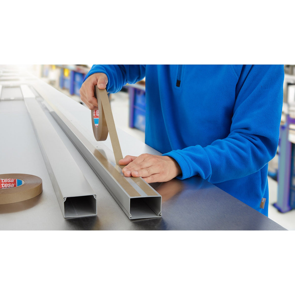 tesafix 4962 Nonwoven Tape, 50 m x 50 mm, white-translucent – Applications