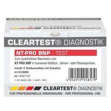 Cleartest NT-Pro BNP* Pack: 5 tests | Pack (5 tests)