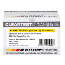 Cleartest drug test, Liquid Ecstasy Pack: 5 tests | Piece (5 tests)