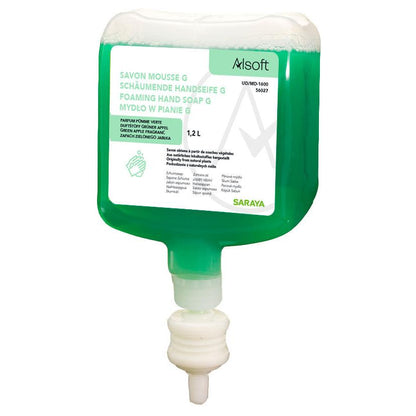 Saraya Alsoft foam soap G green apple