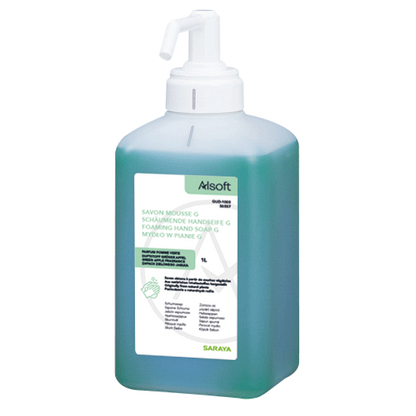 Saraya Alsoft foam soap G green apple