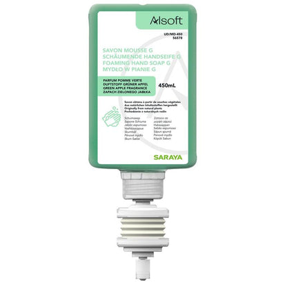Saraya Alsoft foam soap G green apple