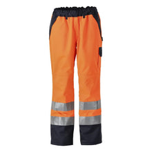 MASCOT® Linz overtrousers, hi-vis orange/navy