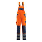 MASCOT® Barras dungarees, hi-vis orange/navy
