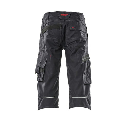 MASCOT® Limnos three-quarter length trousers, black-blue