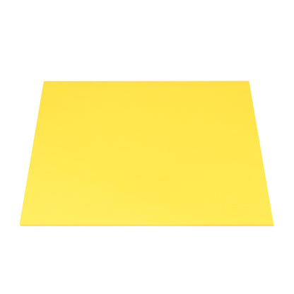 Ein einzelner 3M Post-it® Super Sticky Big Note BN11-EU in Gelb (279 x 279 mm, 100% PEFC-zertifiziert) der 3M Deutschland GmbH ist auf weißem Hintergrund platziert.