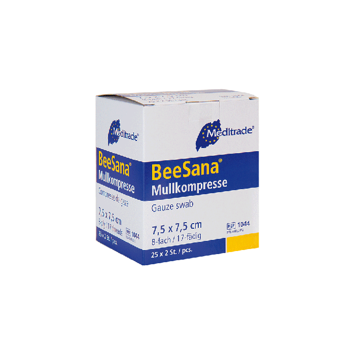 Mullkompresse 7,5 x 7,5 cm steril 25 x 2 Stück