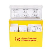 Yellow aluderm®-aluplast Band-Aid Dispenser, Refilled