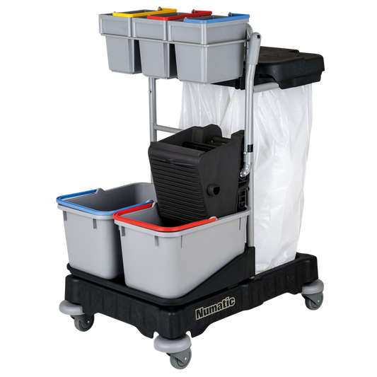 Numatic cleaning trolley ProCar 4G Black | Pack (1 piece)