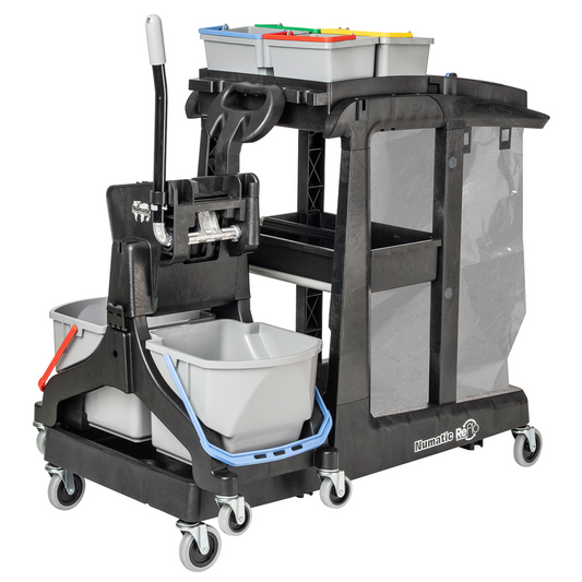 Numatic cleaning trolley EcoMatic EM 3B incl. MidMop and 4 x 5 liter bucket | Pack (1 piece)