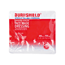 Burnshield Hydrogel Foam Face Mask, Sterile, 20 x 45 cm
