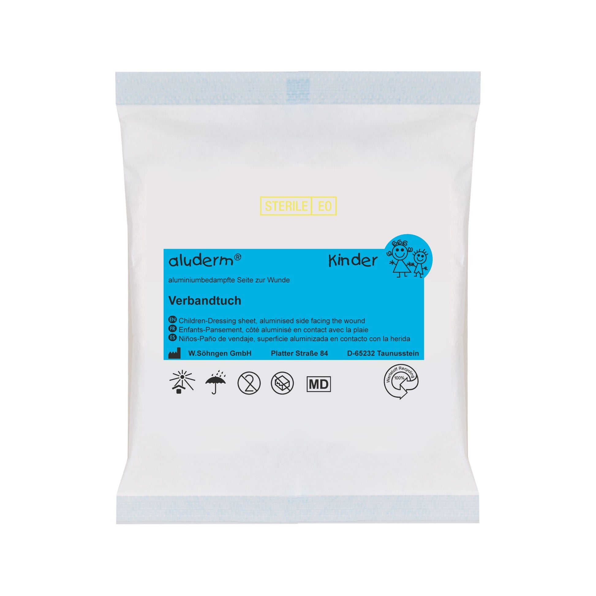 aluderm® Kinder Verbandtuch 30 x 35 cm