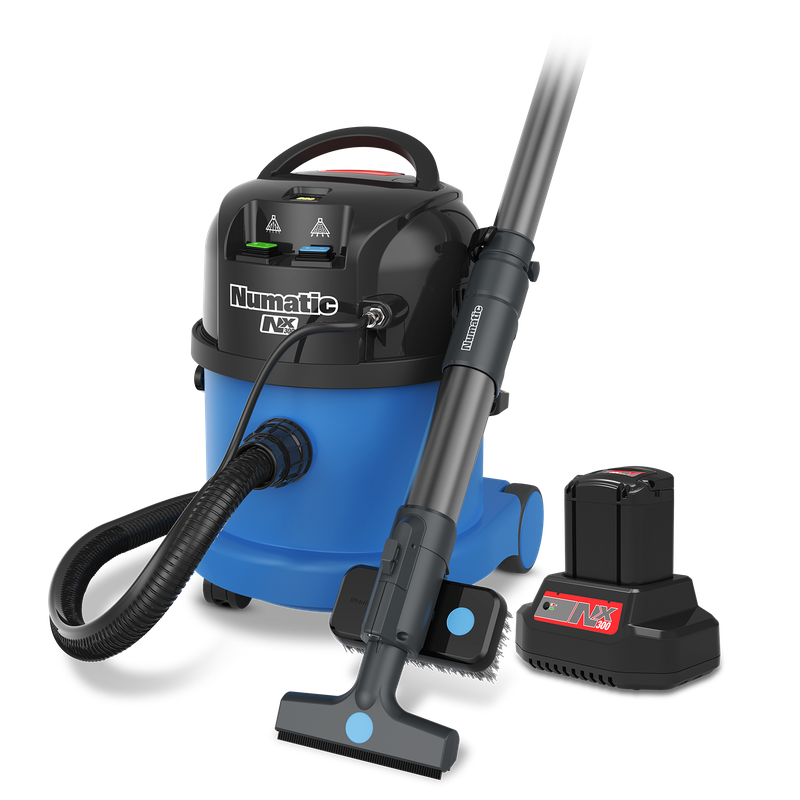 Numatic battery spray extraction device CTB370NX/1 X-Tract, blue, accessory set CTX170 | Pack (1 piece)