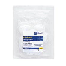 Táithíní uige BeeSana®, RöKo, steiriúil, 25 x 26 cm, cruth cruinn, 10 bpíosa | Pacáiste (300 píosa)