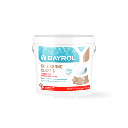 BAYROL Chlorilong® CLASSIC slow-dissolving chlorine tablets for pools