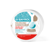BAYROL Chlorilong Summer Bloc 0.5 kg 6in1 cúram linn snámha le haghaidh uisce soiléir criostail
