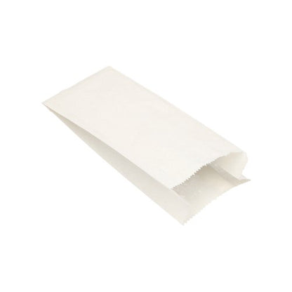 The PAPSTAR 1000 paper folding bag from PAPSTAR GmbH is a simple white cellulose paper bag with a folded bottom and open top - ideal for environmentally conscious users.