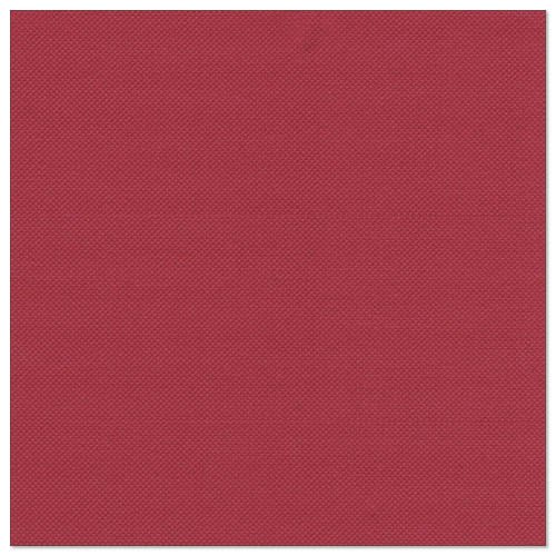 A square, solid-colored burgundy napkin with a fine, subtle texture and no visible patterns or logos. Ideal for the ROYAL Collection of PAPSTAR GmbH. Product: PAPSTAR 50 Napkins "ROYAL Collection" 1/4-fold 40x40 cm burgundy.