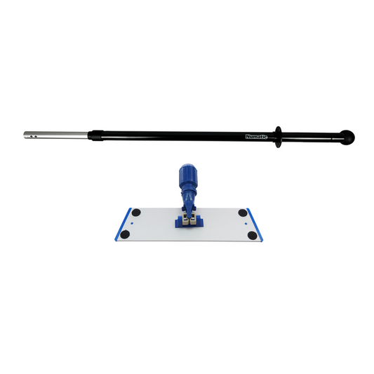 Numatic telescopic handle with rubber ball, 60 - 110 cm as a set with trapeze holder 30cm | Pack (1 piece)