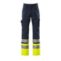 MASCOT® Patos trousers, navy/hi-vis yellow