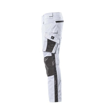 MASCOT® Mannheim trousers, white/dark anthracite