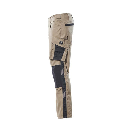 MASCOT® Mannheim trousers, light khaki/black