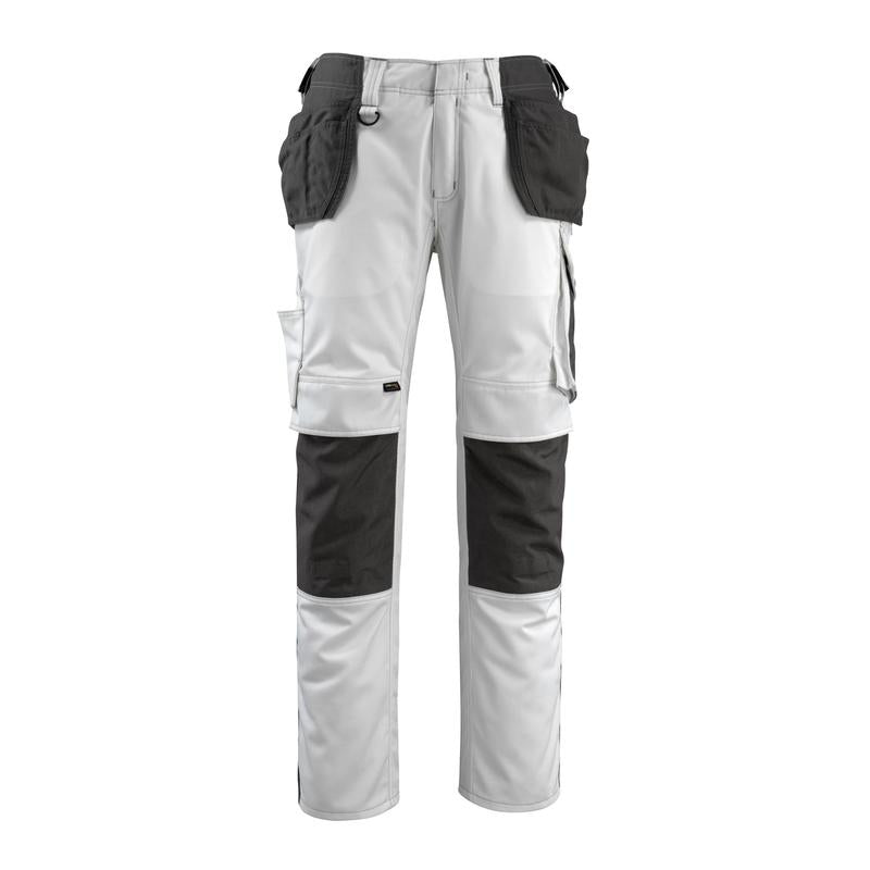 MASCOT® Bremen craftsman trousers, white/dark anthracite