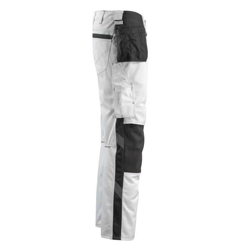 MASCOT® Bremen craftsman trousers, white/dark anthracite