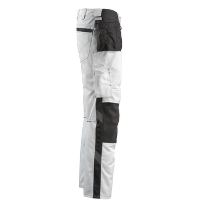 MASCOT® Bremen craftsman trousers, white/dark anthracite