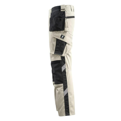 MASCOT® Bremen craftsman trousers, light khaki/black