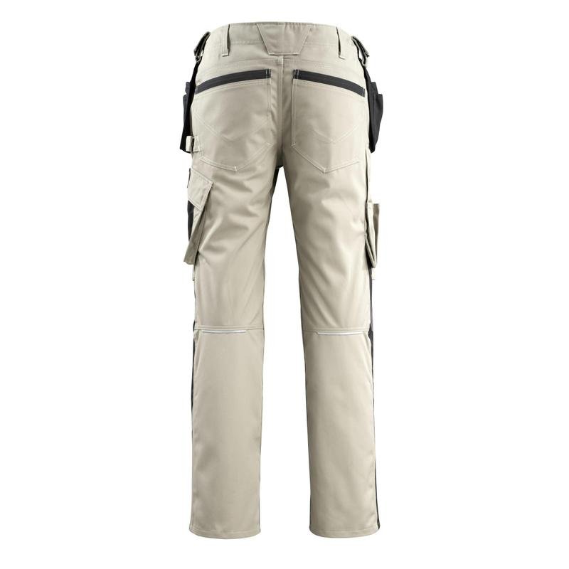 MASCOT® Bremen craftsman trousers, light khaki/black