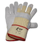 NITRAS APOLLO, full-grain cowhide gloves, natural color / gray