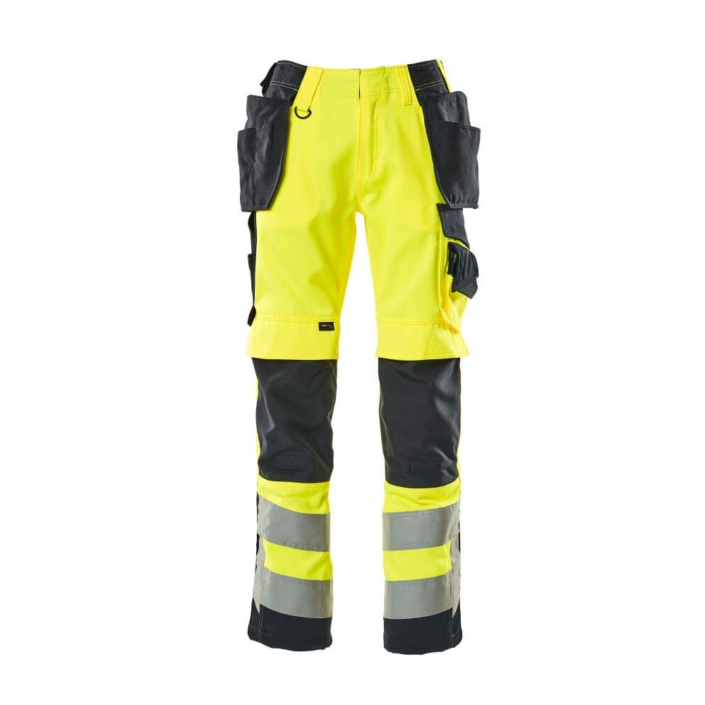 MASCOT® Wigan craftsman trousers, hi-vis yellow/black-blue
