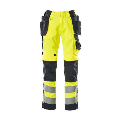 MASCOT® Wigan craftsman trousers, hi-vis yellow/black-blue