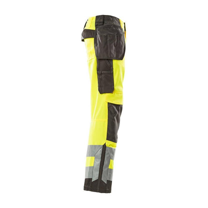 MASCOT® Wigan craftsman trousers, hi-vis yellow/dark anthracite