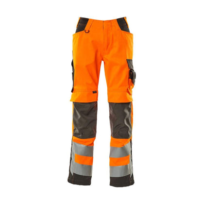 MASCOT® Kendal trousers, hi-vis orange/dark anthracite